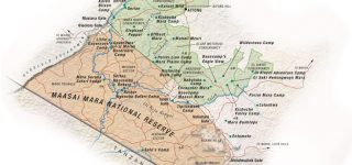 Masai Mara national park map