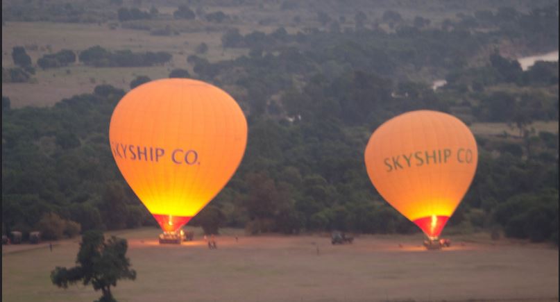 Hot air ballooning in Masai Mara