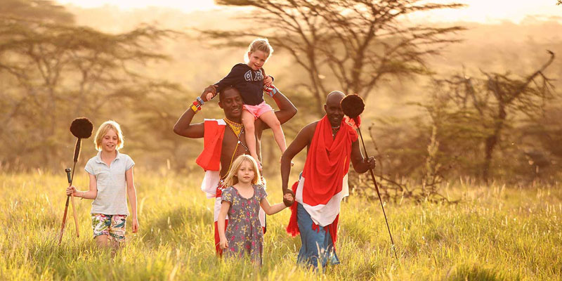 Masai Mara jungle experience for a family with kids